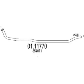 Трубка MTS 01.11770