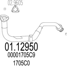 Трубка MTS 01.12950