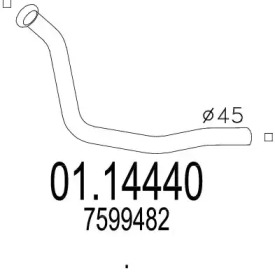 Трубка MTS 01.14440