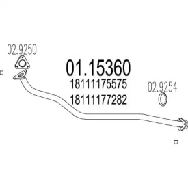 Трубка MTS 01.15360