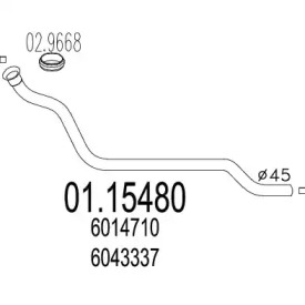 Трубка MTS 01.15480