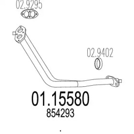 Трубка MTS 01.15580