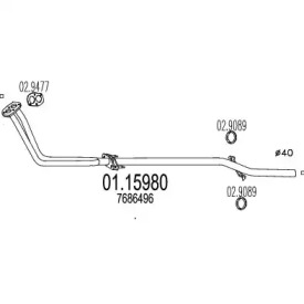 Трубка MTS 01.15980