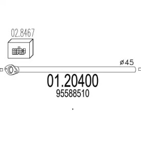 Трубка MTS 01.20400