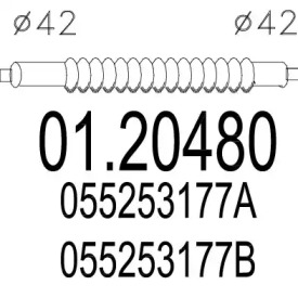 Трубка MTS 01.20480