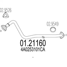 Трубка MTS 01.21160