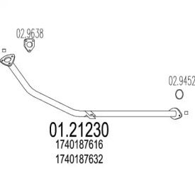 Трубка MTS 01.21230