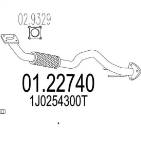 Трубка MTS 01.22740