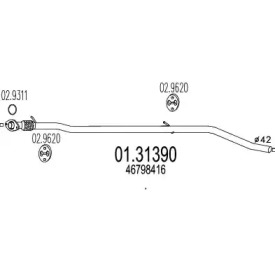 Амортизатор MTS 01.31390