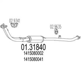 Амортизатор MTS 01.31840