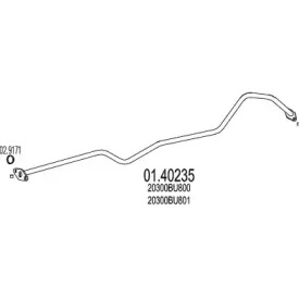 Трубка MTS 01.40235