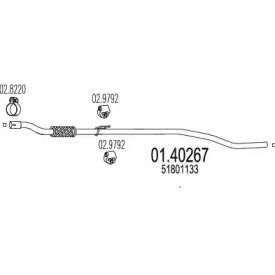 Трубка MTS 01.40267
