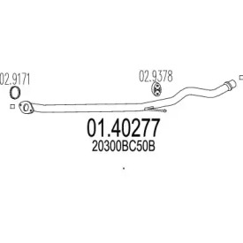 Трубка MTS 01.40277