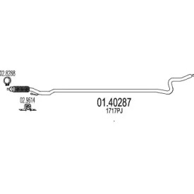 Трубка MTS 01.40287