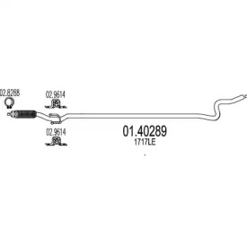 Трубка MTS 01.40289