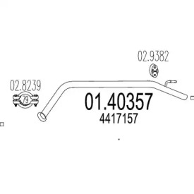 Трубка MTS 01.40357