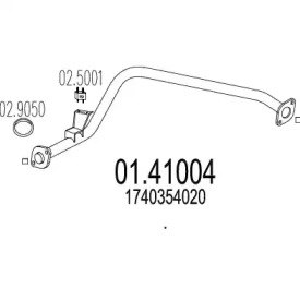 Трубка MTS 01.41004