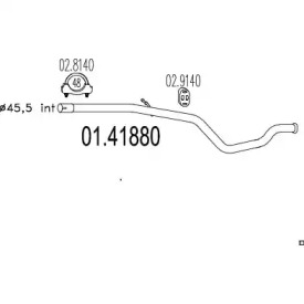 Трубка MTS 01.41880