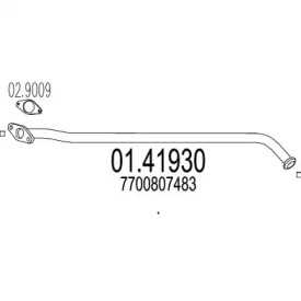 Трубка MTS 01.41930