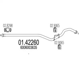 Трубка MTS 01.42260