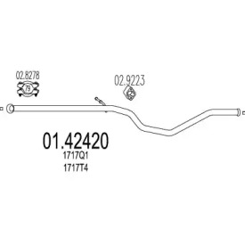 Трубка MTS 01.42420