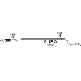 Трубка MTS 01.42540