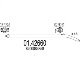 Трубка MTS 01.42660