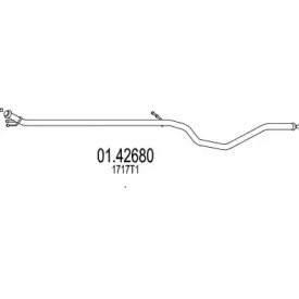 Трубка MTS 01.42680