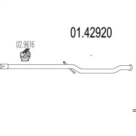 Трубка MTS 01.42920