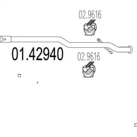 Трубка MTS 01.42940