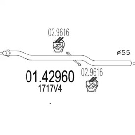 Трубка MTS 01.42960