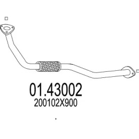 Трубка MTS 01.43002