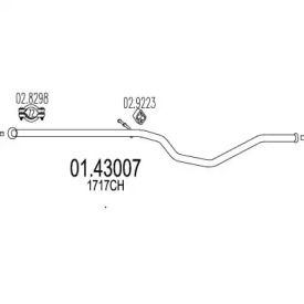 Трубка MTS 01.43007