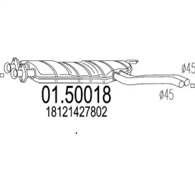 Амортизатор MTS 01.50018