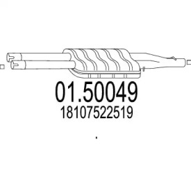 Амортизатор MTS 01.50049