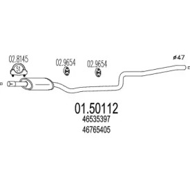 Амортизатор MTS 01.50112