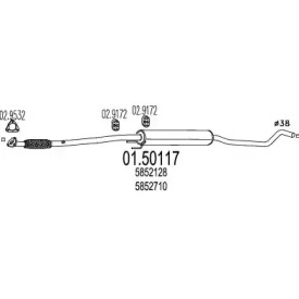 Амортизатор MTS 01.50117