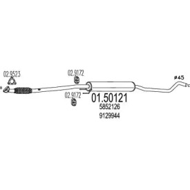 Амортизатор MTS 01.50121