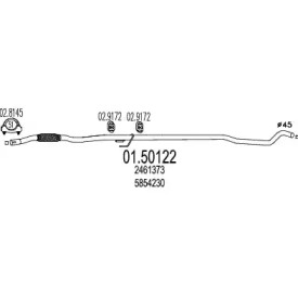 Амортизатор MTS 01.50122