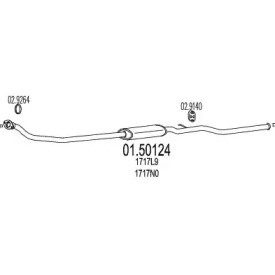 Амортизатор MTS 01.50124