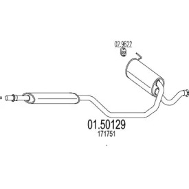 Амортизатор MTS 01.50129