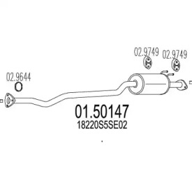 Амортизатор MTS 01.50147