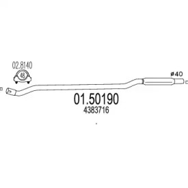 Амортизатор MTS 01.50190