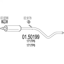 Амортизатор MTS 01.50199