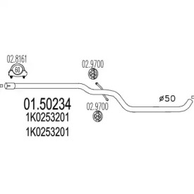 Амортизатор MTS 01.50234