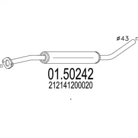 Амортизатор MTS 01.50242