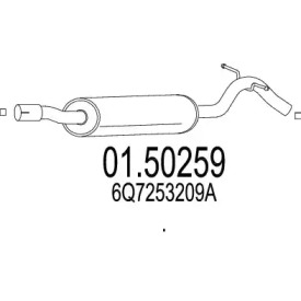 Амортизатор MTS 01.50259