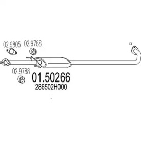 Амортизатор MTS 01.50266