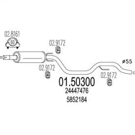 Амортизатор MTS 01.50300