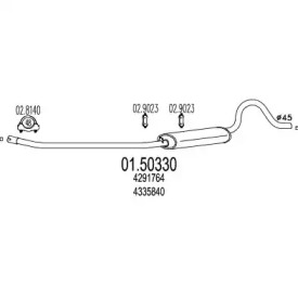 Амортизатор MTS 01.50330